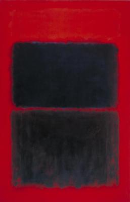 Light Red Over Black, 1957 Artwork by Mark Rothko