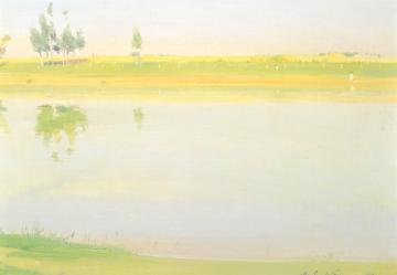 Across The Tagus, Toledo Artwork by Herbert James Gunn