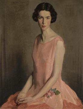 Portrait Of The Artist's Wife Artwork by Herbert James Gunn