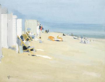 The Raft, Bexhill On Sea Artwork by Herbert James Gunn