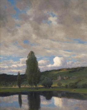 Landskap Fra Normandie (normandy) Artwork by Christian Skredsvig