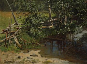 The Tarn,1879 Artwork by Christian Skredsvig