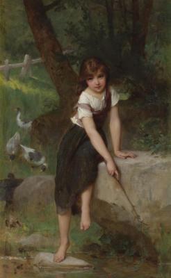 Goose Girl Artwork by Emile Munier