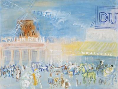 Le Moulin Rouge Artwork by Jean Dufy