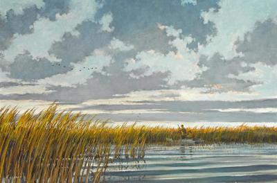 Duck Hunting Artwork by Eric Sloane
