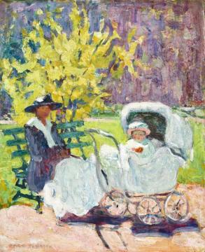 In The Park Artwork by Jane Peterson