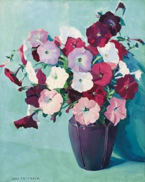 Petunias Artwork by Jane Peterson