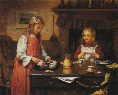 Tea Party Artwork by Harry Brooker