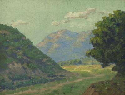 San Diego River Bed Artwork by Maurice Braun