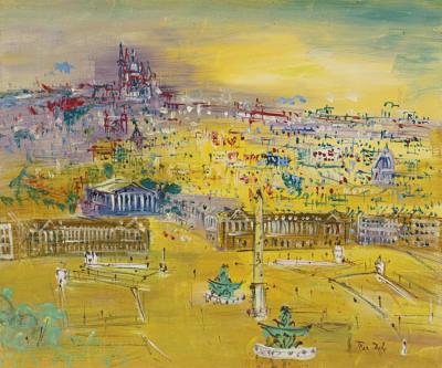 Place De La Concorde Artwork by Jean Dufy