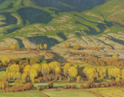 Valley Of Valdez Artwork by E. Martin Hennings