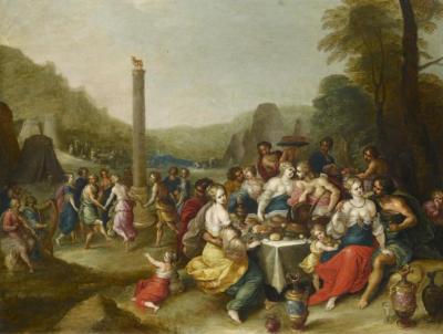 The Adoration Of The Golden Calf Artwork by Frans Francken II
