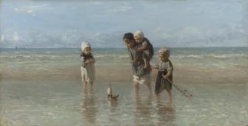 Children Of The Sea Artwork by Jozef Israels