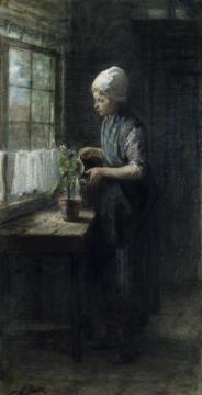 The New Flower Artwork by Jozef Israels