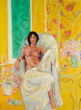 Yellow Odalisque Artwork by Henri Matisse