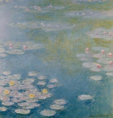 Nympheas At Giverny, 1908 Artwork by Claude Oscar Monet