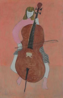 March Playing The Cello Artwork by Milton Avery