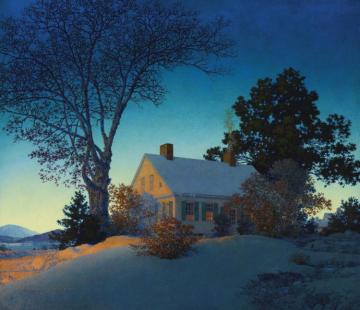 Norwich, Vermont Artwork by Maxfield Parrish