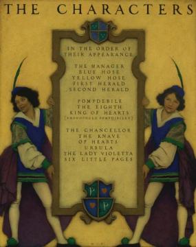 The Knave Of Hearts,list Of Characters Artwork by Maxfield Parrish