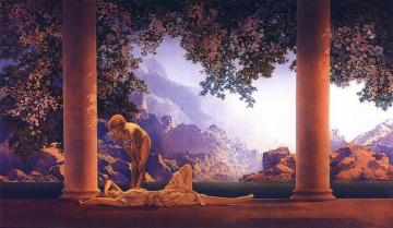 Daybreak By Parrish, 1922 Artwork by Maxfield Parrish