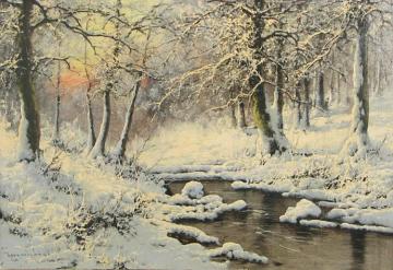 A Winter Wonderland Artwork by Laszlo Neogrady