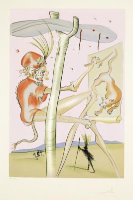 Le Bestiaire De La Fontaine Dalinise Artwork by Salvador Dalí