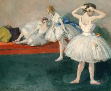 Ballerinas At Rest Artwork by Jean Louis Marcel Cosson