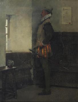 A Gentleman In Doublet And Hose By A Window Artwork by Albert Chevallier Tayler