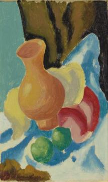 Still Life (synchromy) Artwork by Thomas Hart Benton