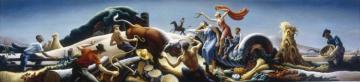 Achelous And Hercules Artwork by Thomas Hart Benton