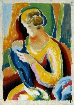 Woman,circa 1915-1920 Artwork by Thomas Hart Benton