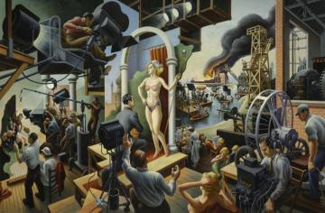 Hollywood, 1937-38 Artwork by Thomas Hart Benton