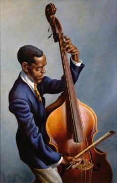 Portrait Of A Musician, 1949 Artwork by Thomas Hart Benton