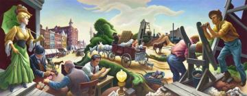 Joplin At The Turn Of The Century, 1896-1906 Artwork by Thomas Hart Benton