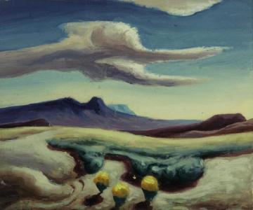 Southwest Landscape Artwork by Thomas Hart Benton
