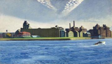 Blackwell's Island, 1928 Artwork by Edward Hopper