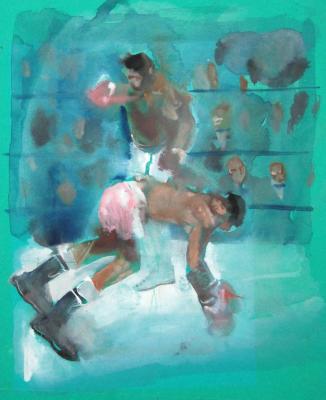 Boxing Match Artwork by Stan Smith