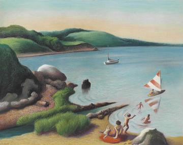 Menemsha Pond I Artwork by Thomas Hart Benton