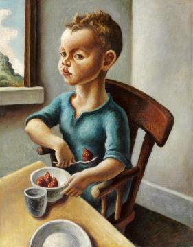T.p. Three Years Old Artwork by Thomas Hart Benton