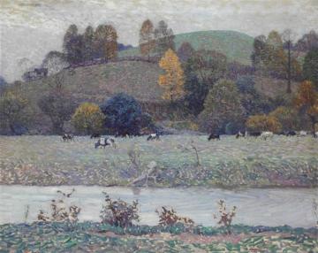 Forsythe's Hill Artwork by Newell Convers (N.C.) Wyeth