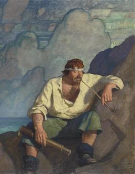 The Sea-spider Artwork by Newell Convers (N.C.) Wyeth