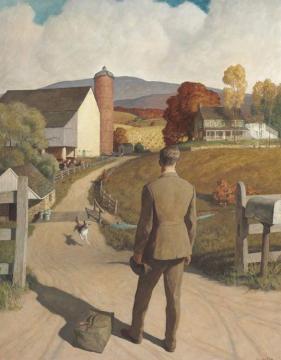 The Homecoming Artwork by Newell Convers (N.C.) Wyeth