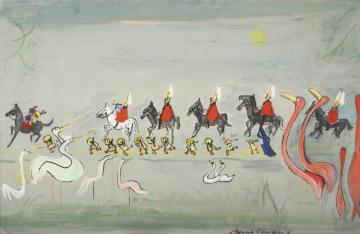 These Birds Have Seen All This Before Artwork by Ludwig Bemelmans