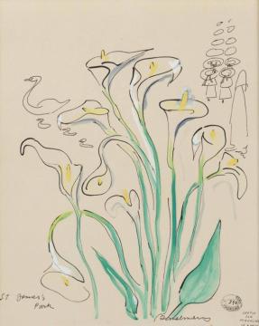 St. James's Park Artwork by Ludwig Bemelmans