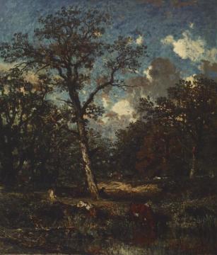 The Old Oak Artwork by Jules Dupré