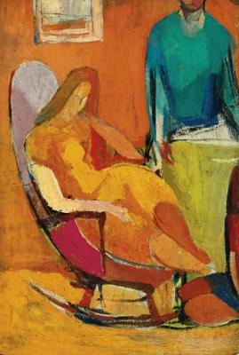 Untitled (interior Scene) Artwork by Franz Kline