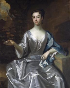 Portrait Of A Woman, Called Maria Taylor Byrd Artwork by Sir Godfrey Kneller