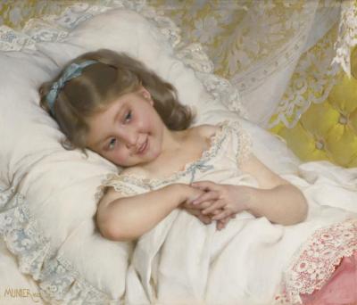 Girl Resting Artwork by Emile Munier