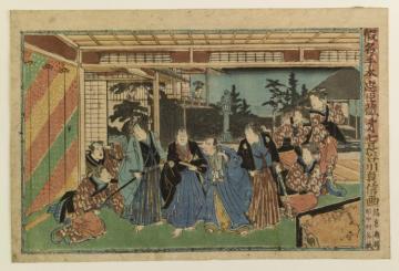 Kanadehon Chushingura Artwork by Sadanobu I