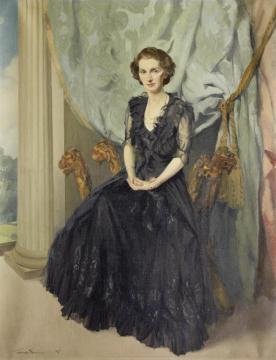 Portrait Of A Lady Artwork by Herbert James Gunn